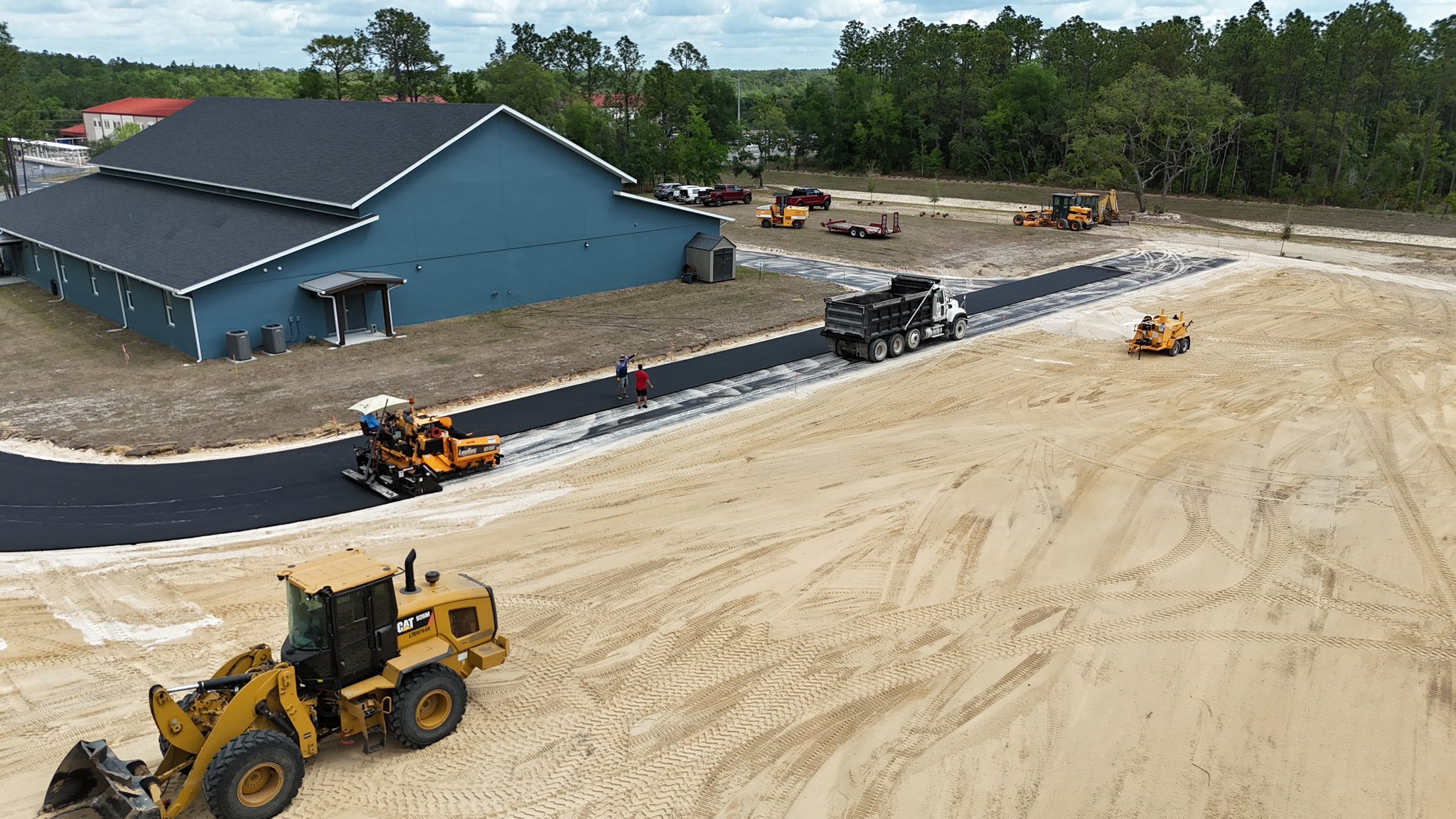 Asphalt driveway